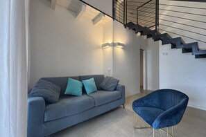 Living area - Sirocco apartment, Wind Rose, Navy Pearl (Santa Margherita di Pula)