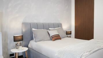 1 soveværelse, strygejern/strygebræt, internetforbindelse, sengetøj