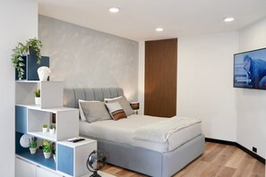 1 soveværelse, strygejern/strygebræt, internetforbindelse, sengetøj