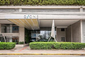 Exterior - WI-FI 200MB | Rooftop with Pool and Sea View #CA70D (Florianópolis)