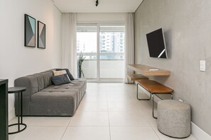 TV - WI-FI 200MB | Rooftop with Pool and Sea View #CA70D (Florianópolis)