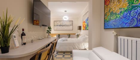 Luksus-firemannsrom, bakgårdsutsikt | Innvendig