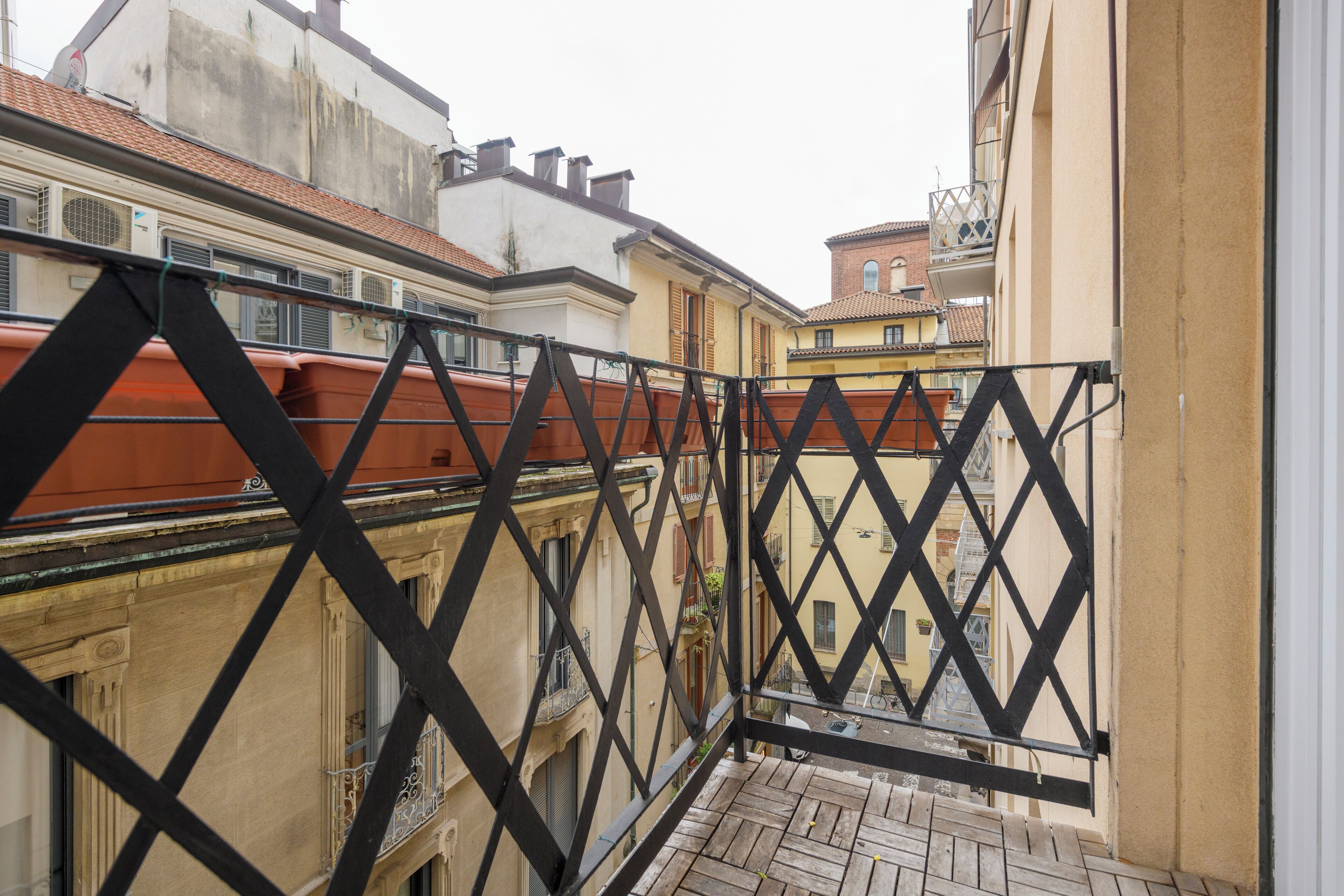 Quadrupla Luxury, vista città | Parco della struttura