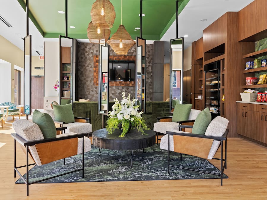 Lobby sitting area