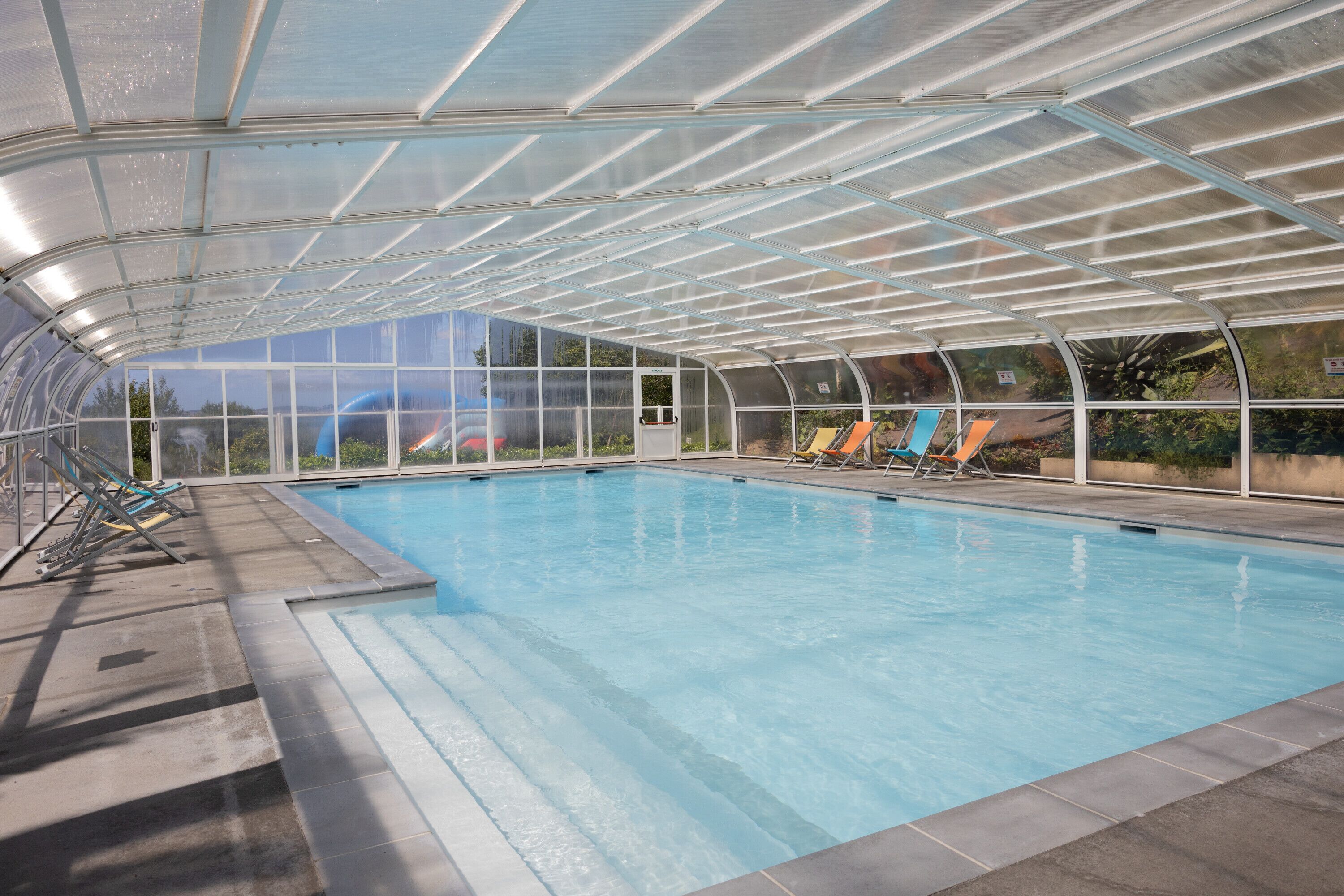 Indoor pool, a heated pool