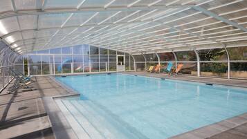 Indoor pool, a heated pool