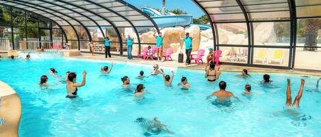 Et oppvarmet basseng