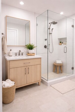 Bathroom - Stunning 2Bed 2Bath Apartment (Liverpool)