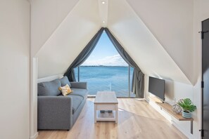 Luxury Cabin, Pets Allowed | Living area - Luxury Waterfront Cabin (Mary Esther)