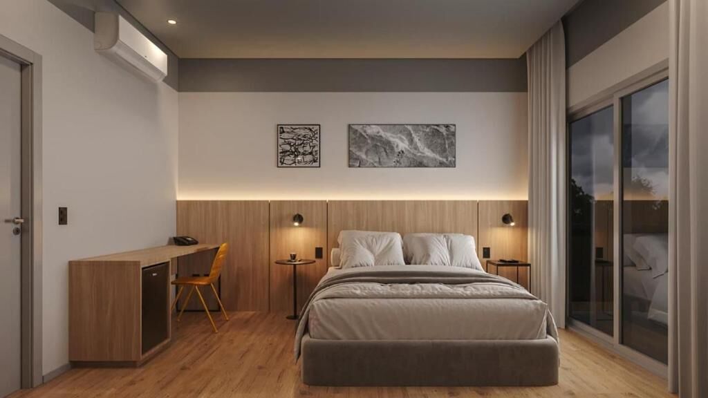 Desk, laptop workspace, free WiFi