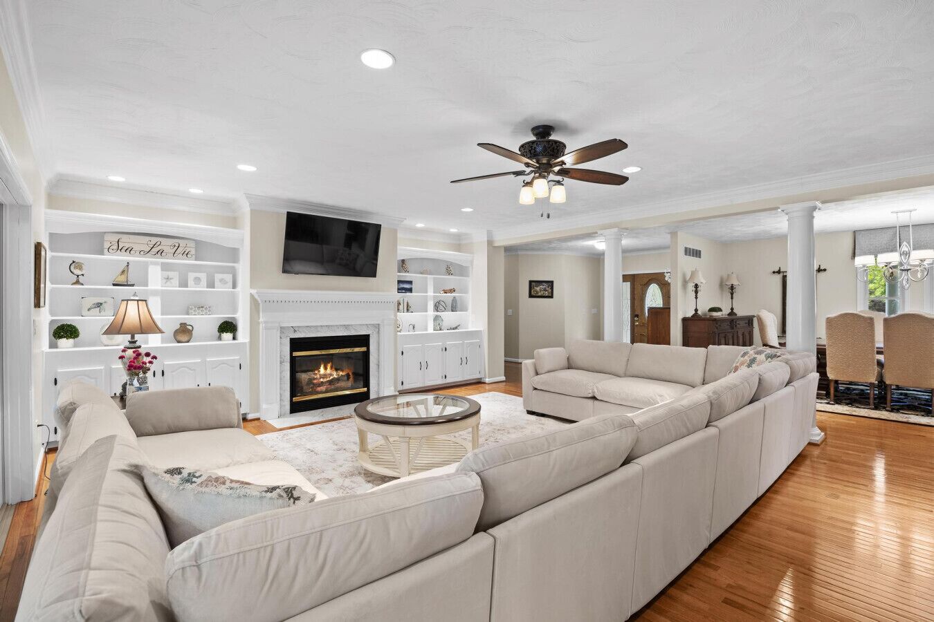 TV, fireplace, table tennis, offices