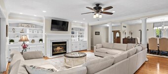 8,000 Sq Ft Luxury Estate Near Annapolis | Sleeps 32 | Pool, Theater & Pickleball