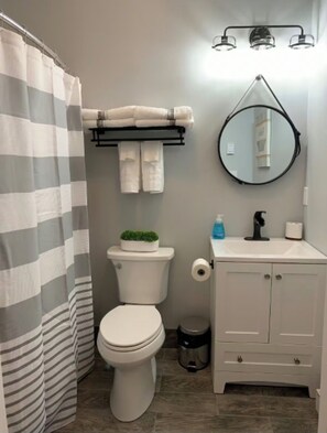 Hårtørrer, håndklæder, Sæbe, Toiletpapir