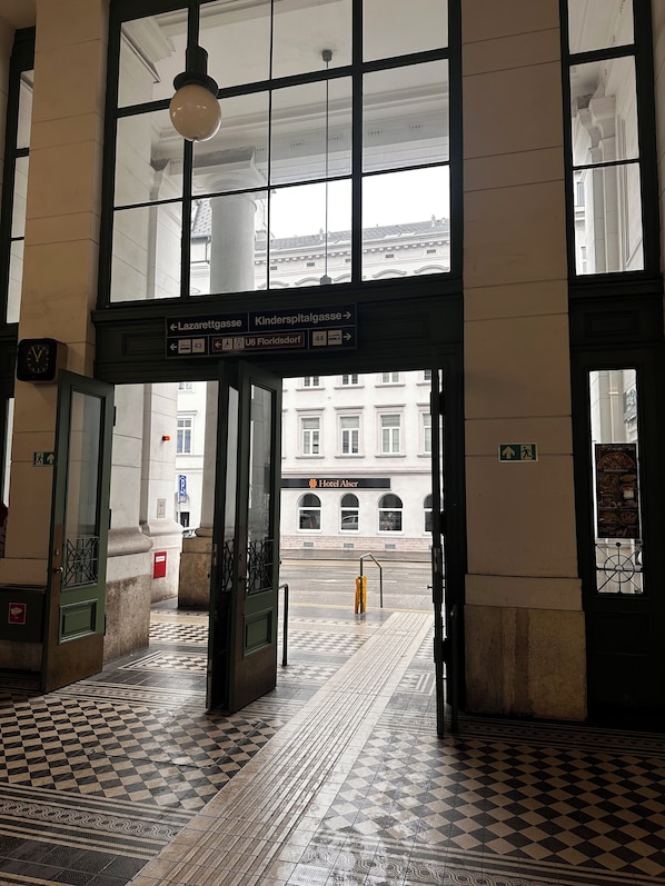 Majoituspaikan julkisivu