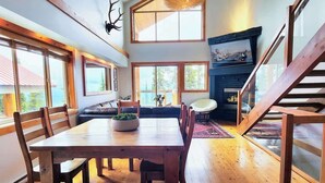 Dining - The Nest | Big White - year round hot tub & view (Beaverdell)