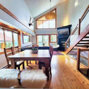 Dining - The Nest | Big White - year round hot tub & view (Beaverdell)
