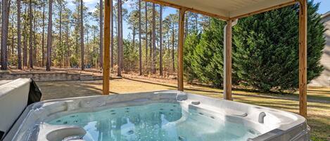 Bain à remous extérieur