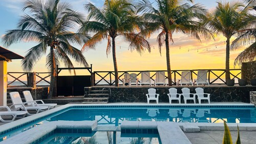 Fully equipped beach front house in Playa El Espino, Usulután, El Salvador.