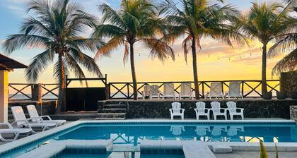 Fully equipped beach front house in Playa El Espino, UsulutĂĄn, El Salvador.