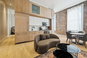 TV, offices - Chic 1BR in Historic School House | Gated Parking Included (New Orleans)