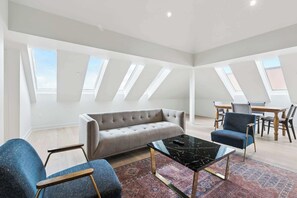 TV, offices - Modern 2BR in Historic Schoolhouse | Gated Parking | Near Superdome (New Orleans)