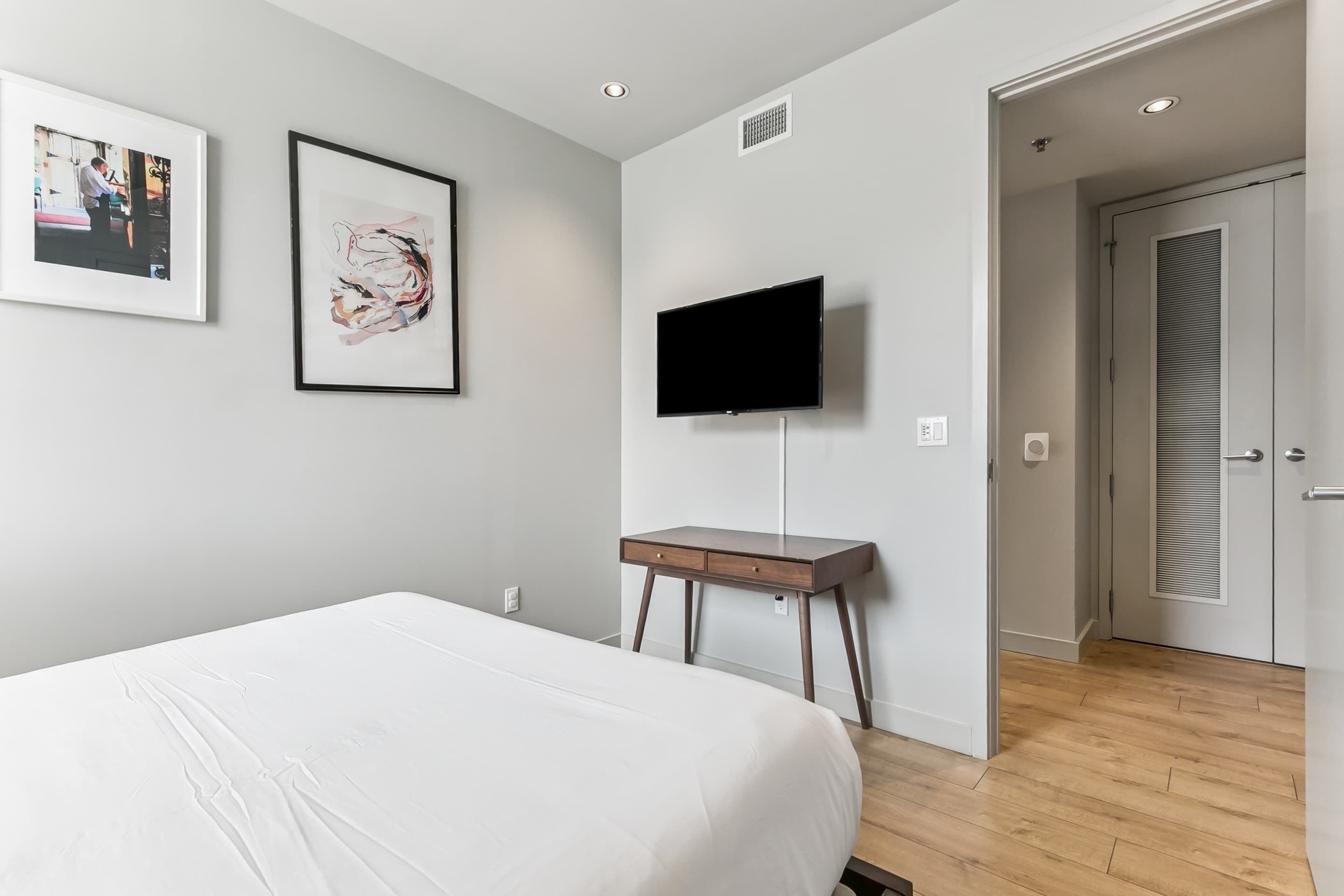 2 bedrooms, iron/ironing board, travel crib, WiFi