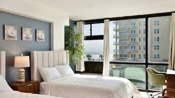 1 bedroom, desk, WiFi, bed sheets