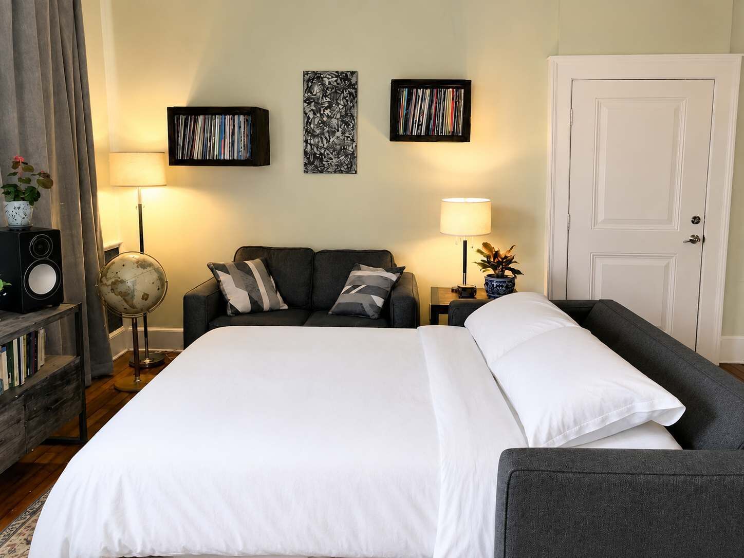 1 bedroom, iron/ironing board, travel crib, WiFi