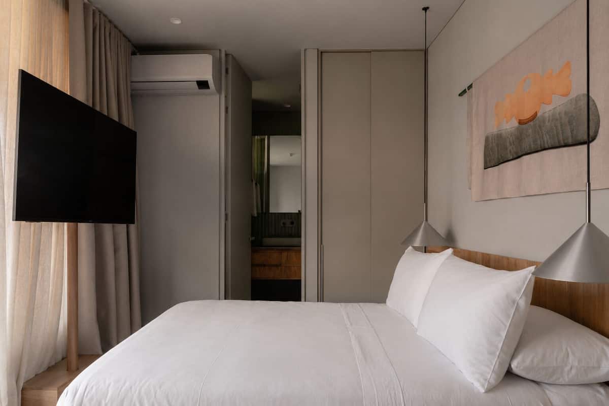 Standard Apartment, Balcony, City View (Residence) | Premium bedding, pillowtop beds, minibar, in-room safe