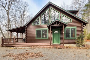 Exterior - Private Trail & Large Porch! 2-Acre Murphy Retreat (Murphy)