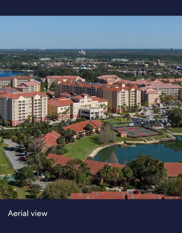Aerial view - Westgate Town Center. Resort with 1 bedroom and AC in beautiful Kissimmee (Kissimmee)