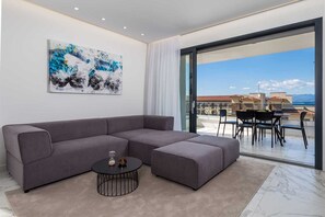 TV - Villa Rova – Deluxe apartment with balcony and beautiful sea view (Malinska (Krk))