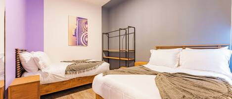 2 chambres, fer et planche Ă repasser, Wi-Fi, literie fournie