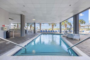 Outdoor pool - Waterway Marina Views, 3BR Balcony, Harborgate (North Myrtle Beach)