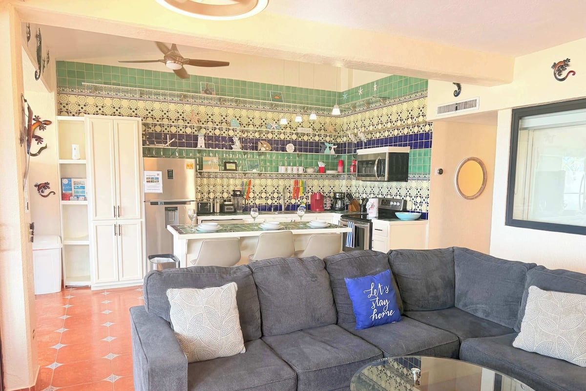 Appartement luxueux, vue sur la plage | Aire de séjour