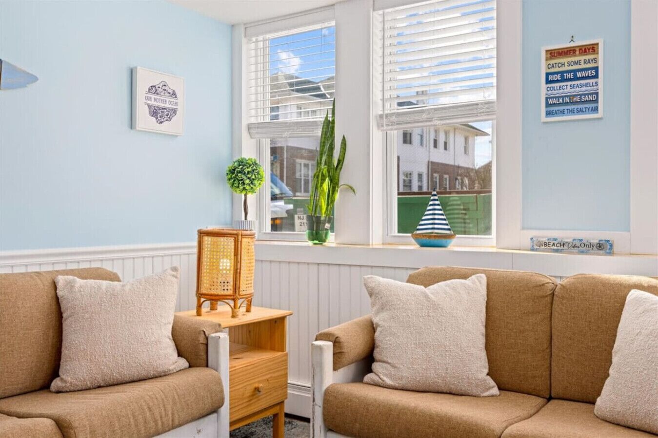 Bright Coastal Living Room