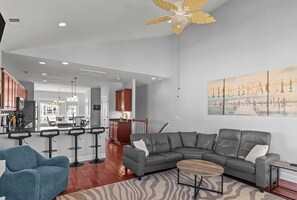 TV, fireplace, video games - Salty Paws 1 Townhome Unit 1 (Carolina Beach)