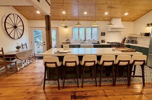 Spices, dining tables, kitchen islands - Light-filled, Stylish, Farmhouse Colonial, Egremont MA (Egremont)