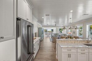 Interior - A Perfect Day: Gulf Front! Rooftop Deck, Putt Putt, Pool Spa by Anna Maria Life (Anna Maria)