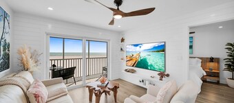 Direct Beach Access - Modern Coastal Condo Retreat