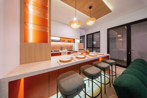 Spiseområde på rommet