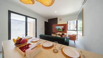 Standard Villa, Balcony | In-room dining
