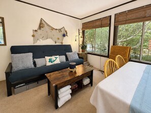 TV, books - Sea Gables -  Oceanside 3 BR home on Private Wooded Lot (Southern Shores)