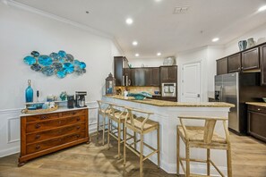 Fridge, microwave, oven, stovetop - Spacious, Luxurious 3BR Condo with Pool- Summerwoods in Fernandina Beach (Fernandina Beach)