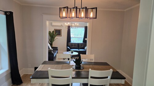 Spacious 2-Bedroom Near Downtown Moncton | Parking, AC & Private Backyard