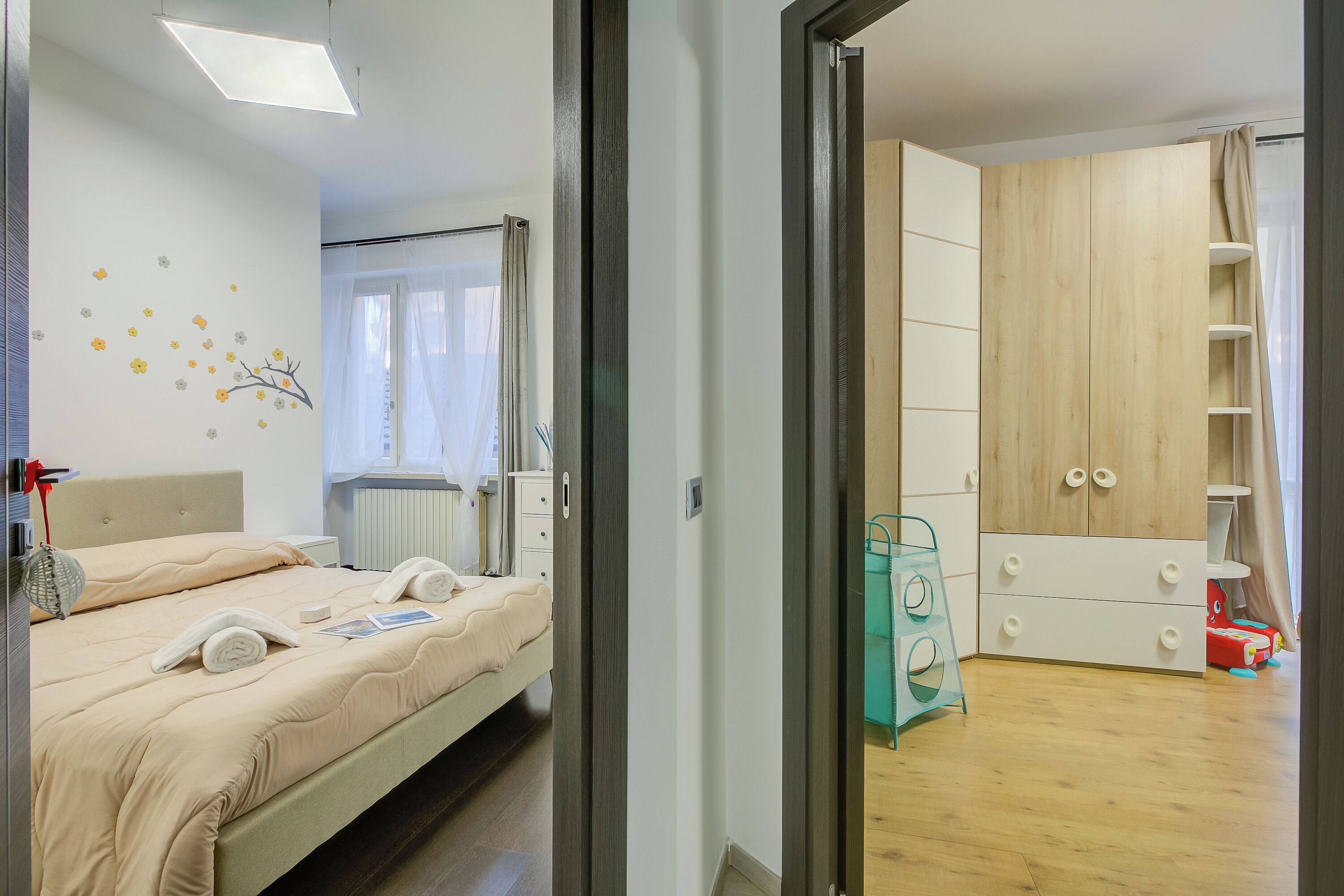 2 bedrooms, iron/ironing board, free WiFi, bed sheets