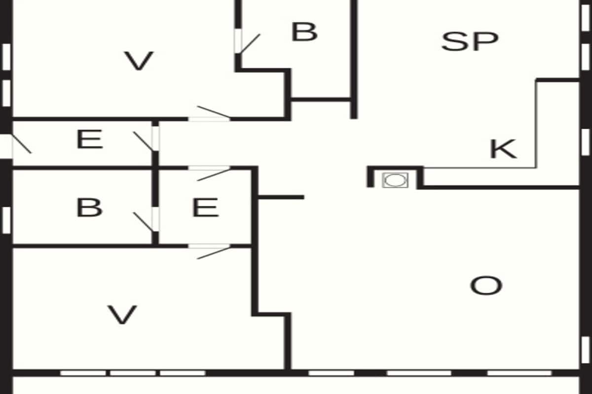 บ้านพักคลาสสิก, 2 ห้องนอน | ผังชั้นอาคาร