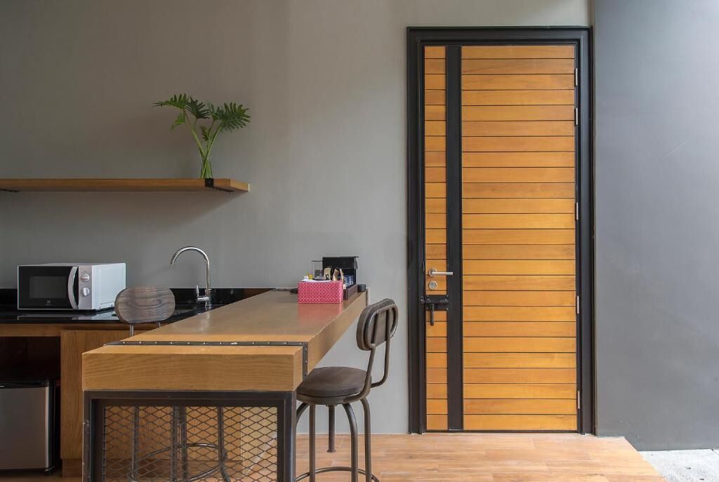 วิลล่า, ลานระเบียง, วิวสวน | ครัวส่วนตัว