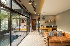 Villa, patio, vista giardino