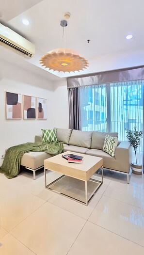 Apartment, 2 Bedrooms, City View | Living area - Casa By SanLiving - 2BR - Kasablanka (Jakarta)